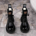 FitiqueFit winter boots with thick soles and fur integration, designed for warmth and style in cold weather footwear.