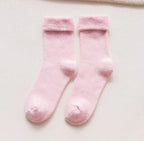 Thick cotton women's thermal sock from Trendy Attic Store01, designed for warmth and comfort in autumn and winter.