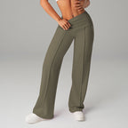 High-waisted loose-fitting wide-leg women's sweatpants in casualwear style by FitiqueFit, displayed on a neutral background.