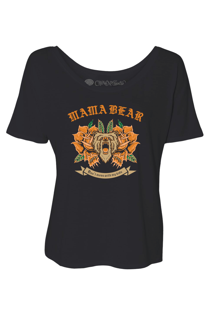 Mama Bear Women's Rocker Tee-clearance Pretty Little Patriot