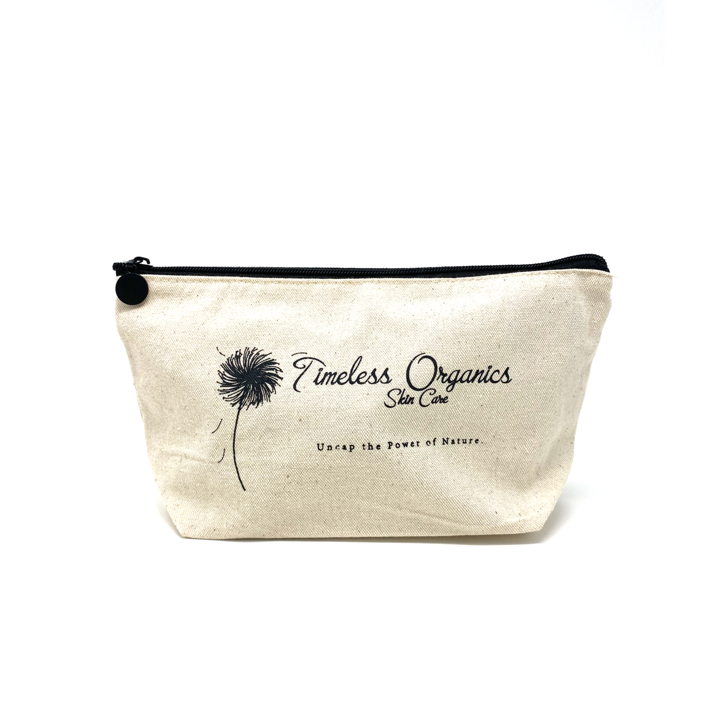 Canvas Travel Bag Timeless Organics Skin Care