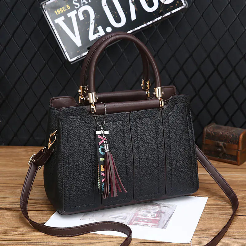 Women's fashion shoulder tote bag by Trendy Attic Store01, stylish purse with spacious interior and modern design.