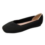 Beijing style woven flat shoes for women with traditional design, featuring intricate weaving and comfortable flat sole.