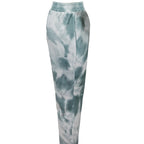 Ladies' tie dye pants by FitiqueFit, trendy casualwear with vibrant colors, perfect for sports and leisure activities.