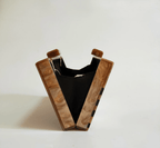 Black Luxe Clutch bag by Plush Fashion Hub with sleek design and elegant details, perfect for evening or formal occasions.
