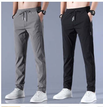 Men’s lightweight straight leg sweats by FitiqueFit, casual Korean-inspired comfort casualwear for relaxed everyday wear.