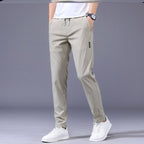 Men’s lightweight straight leg sweats by FitiqueFit, casual Korean-inspired men's casualwear in a relaxed fit.