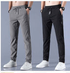 Men’s lightweight straight leg sweats by FitiqueFit, casual Korean-inspired comfort casualwear for everyday wear.