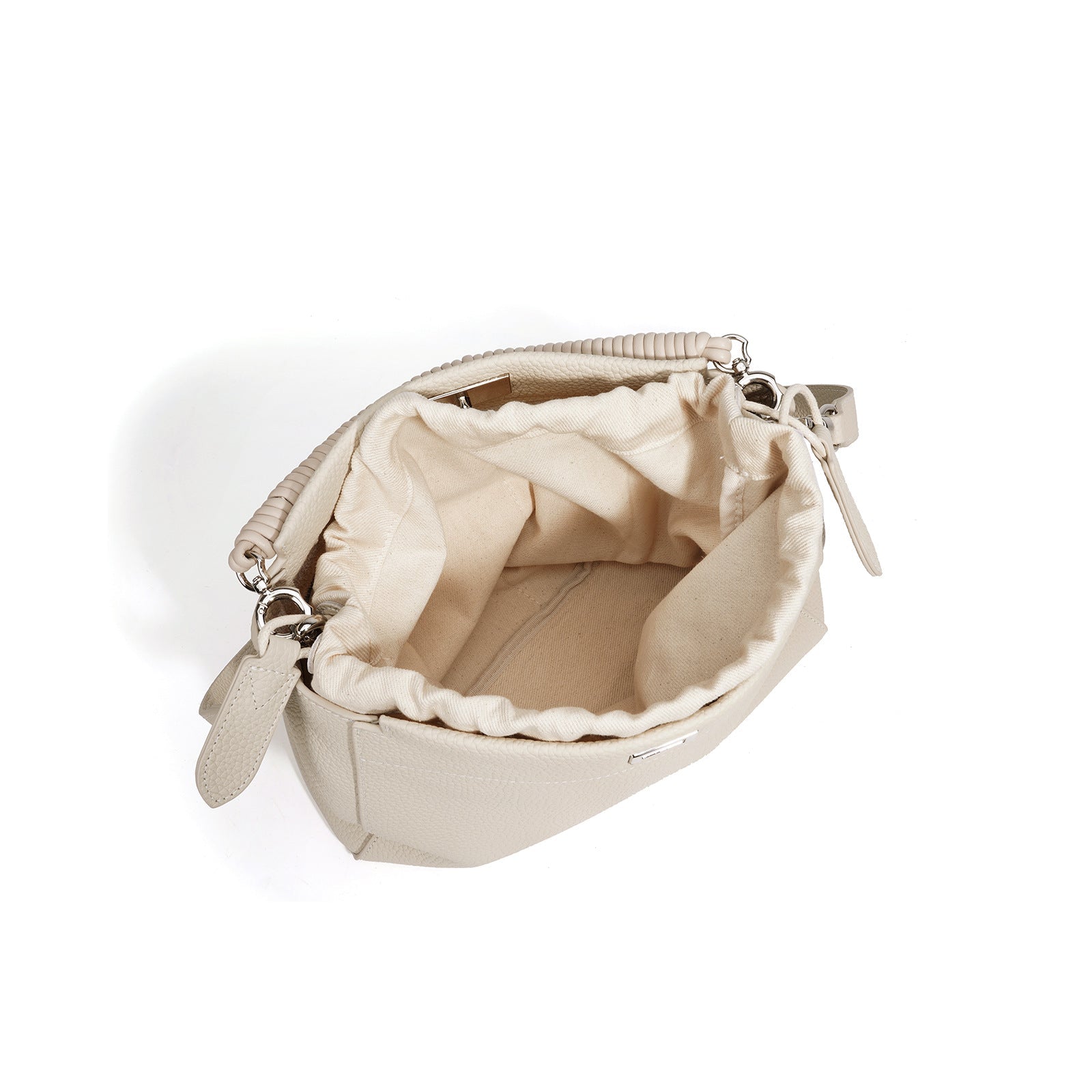 Motorcycle-style fashion large-capacity crossbody bag with multiple compartments, black leather look, and adjustable strap.