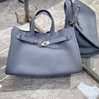 LadyShow cowhide crossbody bag for women, stylish top layer leather with versatile all-match design and adjustable strap.