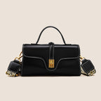LadyShow.Store Niche Original High Sense Retro Cambridge Messenger Bag, stylish portable bag with a classic design and leather strap.