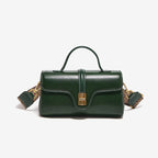 LadyShow Store Niche Original High Sense Retro Cambridge Messenger Bag with leather accents and adjustable strap, designed for easy carry.