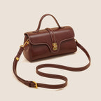 LadyShow.Store Niche Original High Sense Retro Cambridge Messenger Bag, stylish and compact with leather accents and adjustable strap.