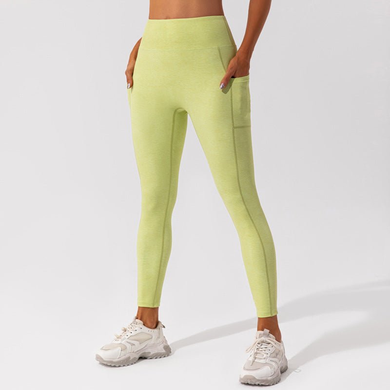 Nude Feel women's Pilates and yoga activewear set by FitiqueFit, featuring a seamless, comfortable matching top and leggings.