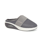 Comfortable plus-size female slippers with thick air-cushion soles and one pedal design, ideal for relaxing indoor wear.