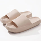 Women's lightweight EVA platform slides by Trendsi, open-toe slip-on sandals with a comfortable, trendy design.