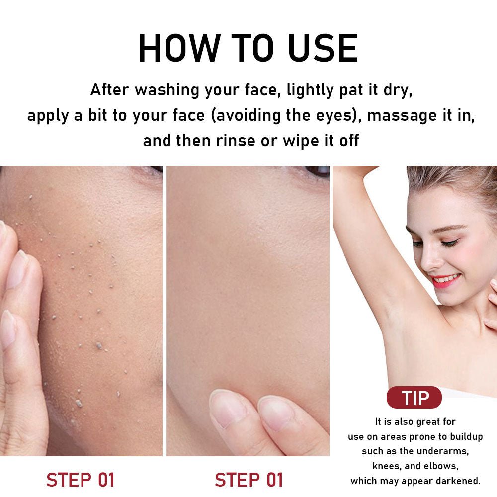 LadyShow.Store Phofay Exfoliating Set of 4 with natural scrubs, brushes, and skincare tools for gentle exfoliation and skin renewal.