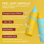 LadyShow.Store Phofay Exfoliating Set of 4 with natural skincare products, including exfoliating scrubs and treatments.