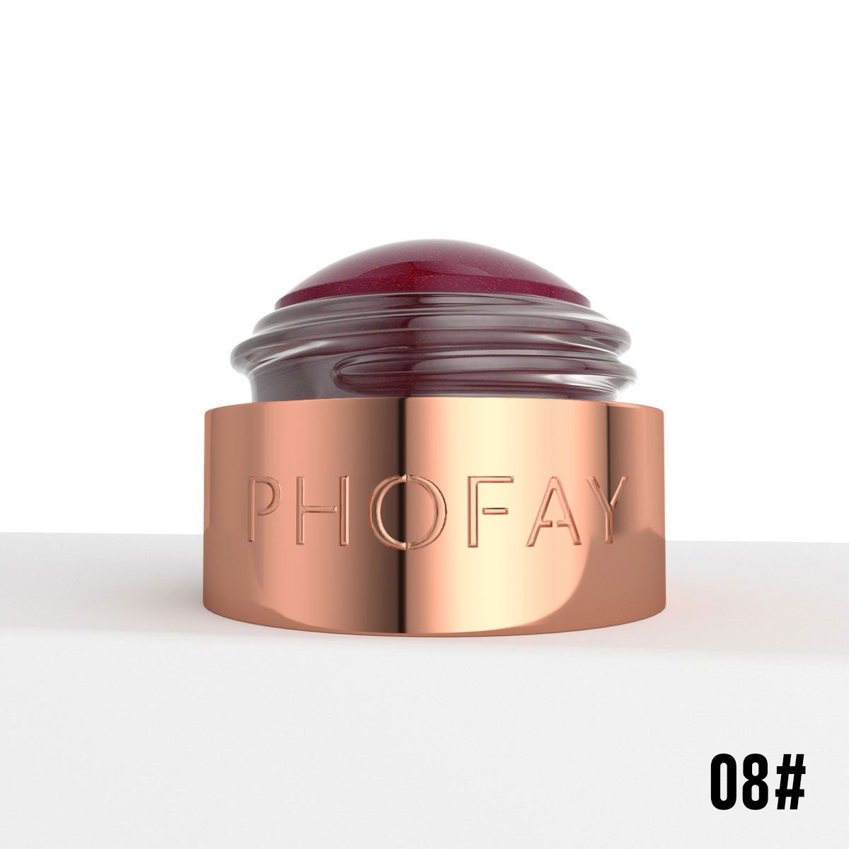 LadyShow.Store Phofay Mousse Blush Cream in shade 4, smooth creamy blush with a soft, velvety texture and natural pink hue.