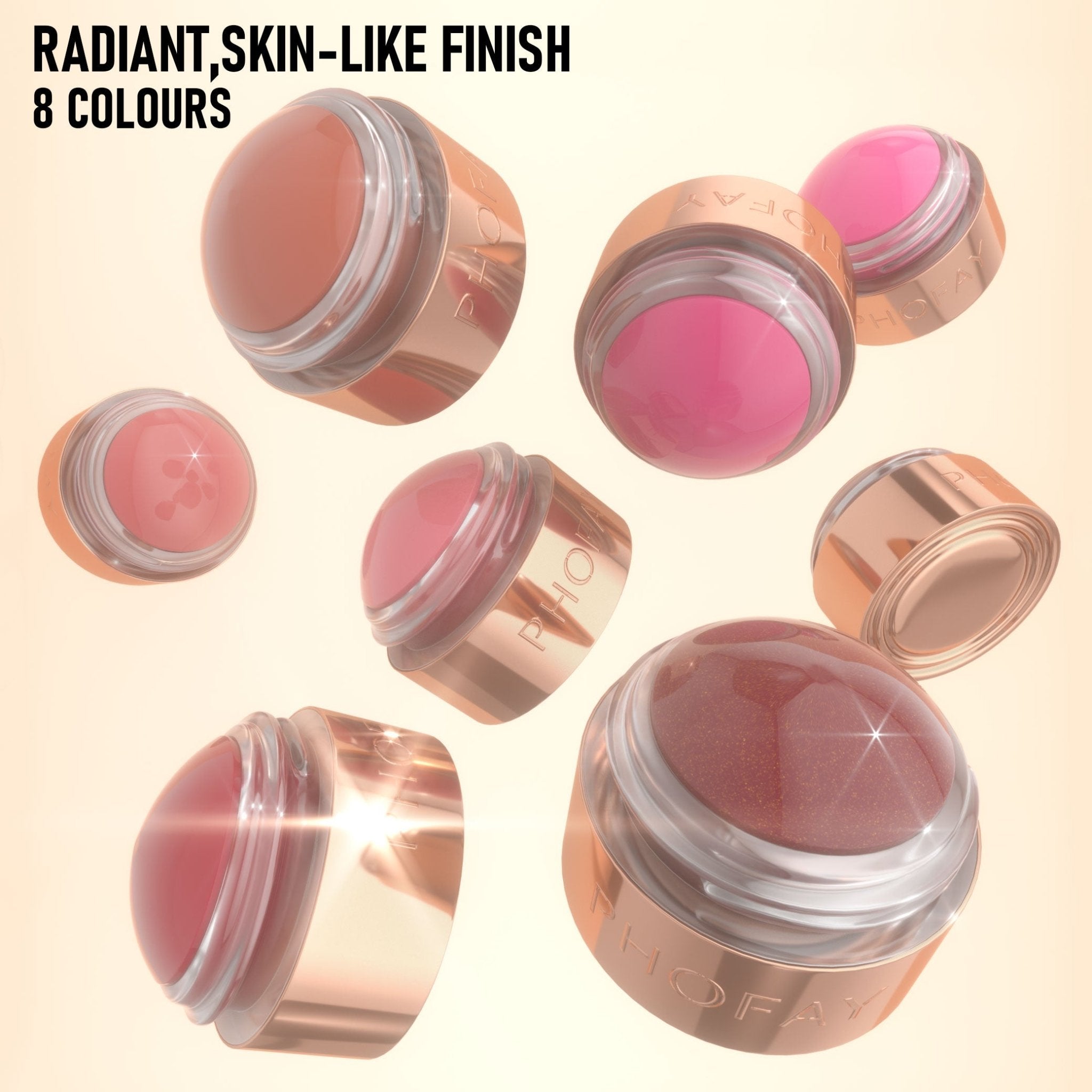 LadyShow.Store Phofay Mousse Blush Cream in shade 4, featuring a soft, creamy blush with a smooth, lightweight texture.