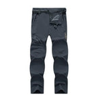 Lightweight, breathable quick-dry hiking pants by FitiqueFit, featuring elastic waist and casual outdoor wear design.