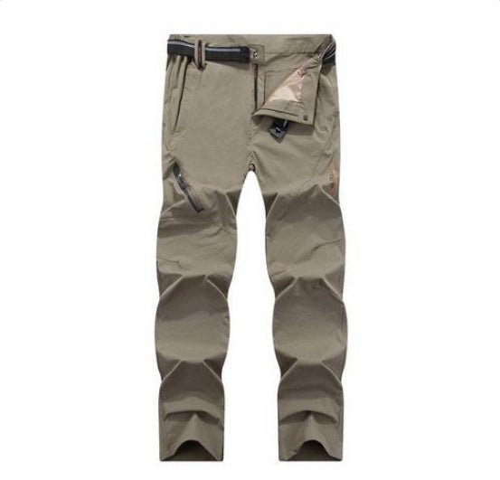 FitiqueFit quick-dry hiking pants in lightweight, breathable elastic casualwear designed for outdoor activities.