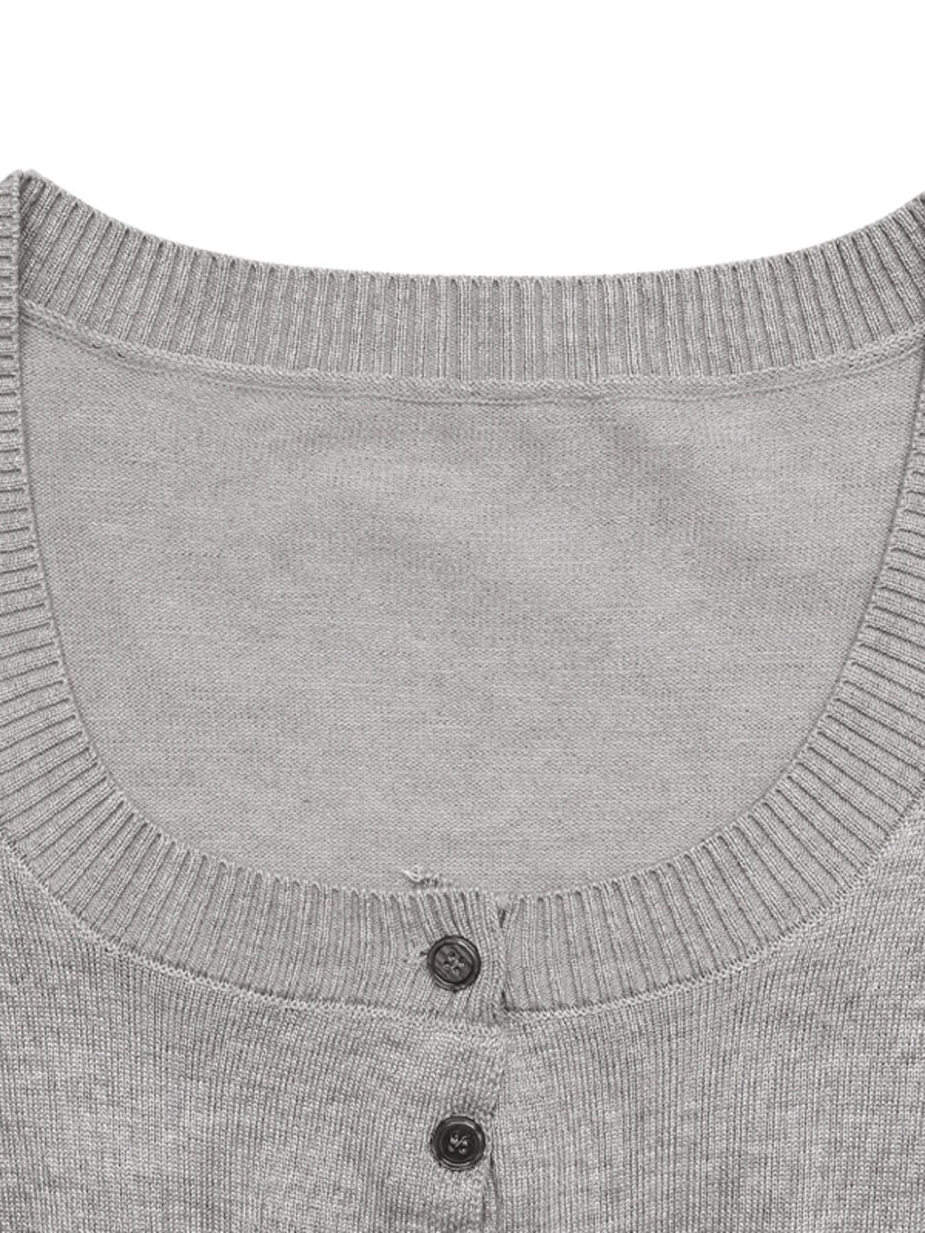 Women's ribbed long sleeve top and pleated knit skirt two-piece set, stylish women’s apparel from Trendsi.