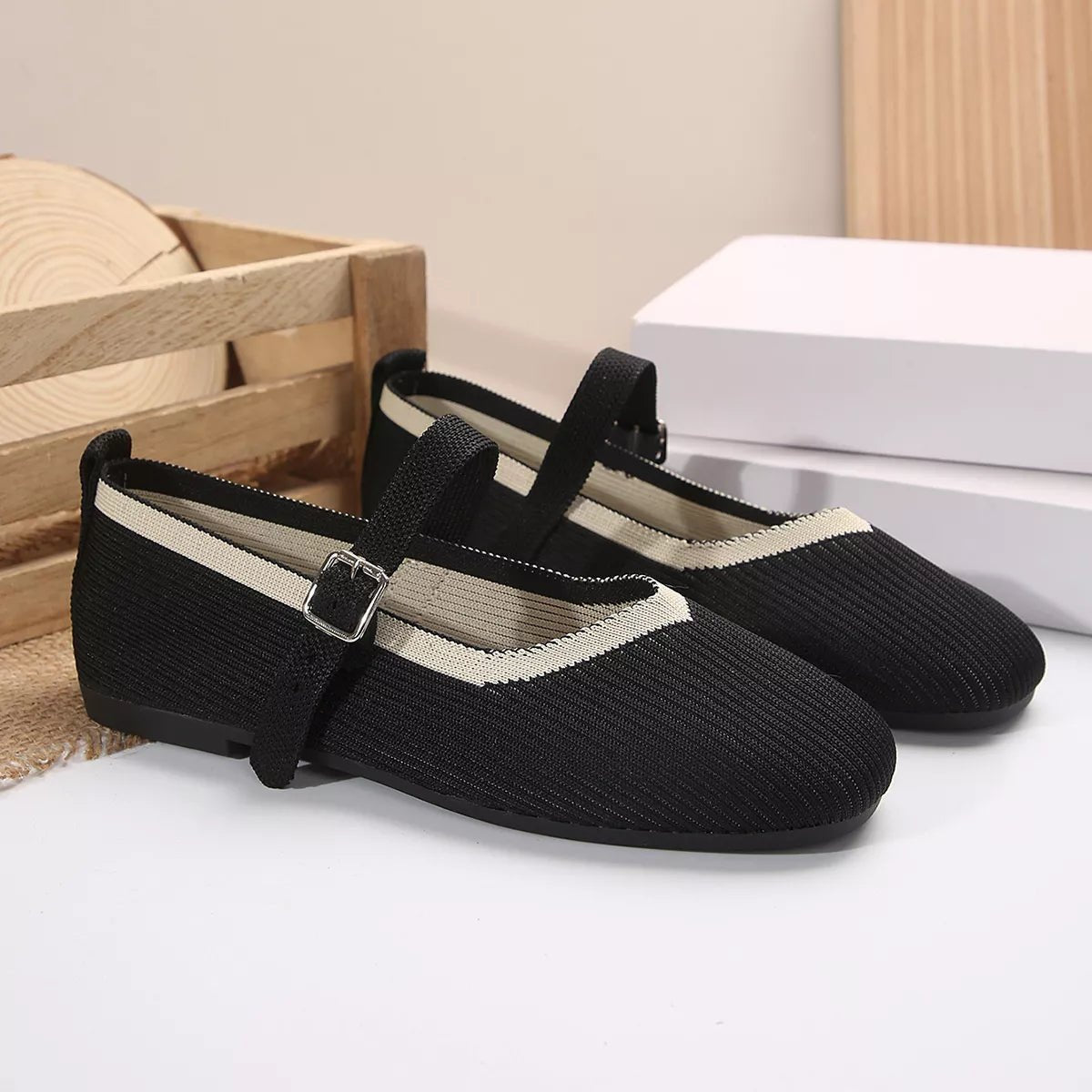 Women's breathable mesh slip-on sneakers by Plush Fashion Hub, lightweight and casual with round toes for comfortable walking.