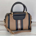 LadyShow.Store Sally Shoulder Bag featuring a stylish, compact design with a top handle and adjustable shoulder strap.