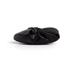 Talaria Flats premium black shoes with sleek design and comfortable slip-on style, perfect for everyday wear.