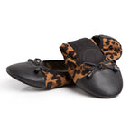 Premium leopard flats from New Arrivals with stylish design and pointed toes, perfect for casual or dressy occasions.