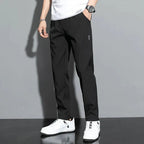 FitiqueFit slim fit stretch jogger pants with elastic waistband, casualwear pants featuring a modern, streamlined design.