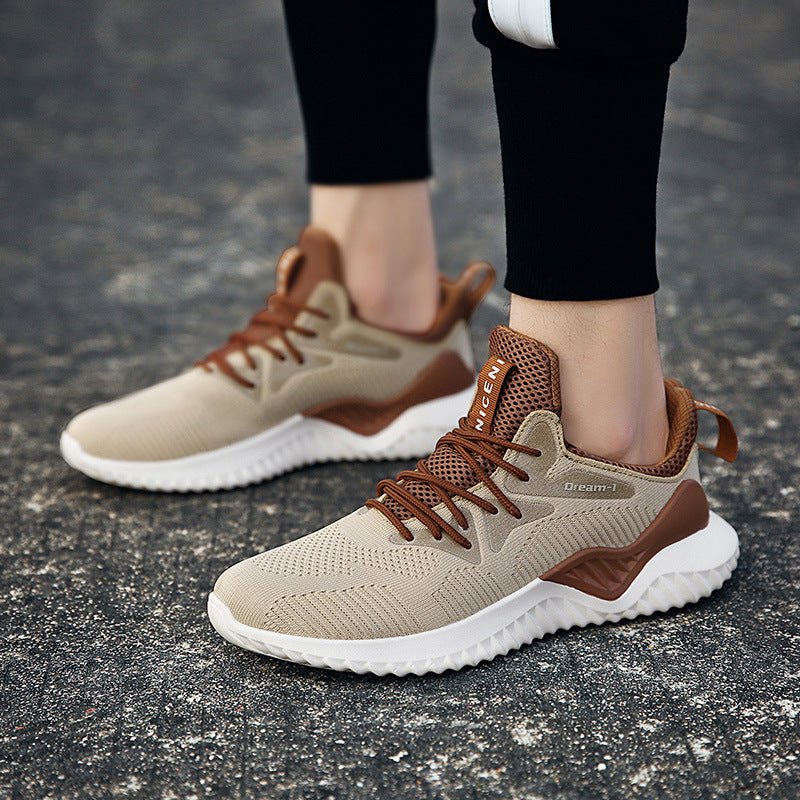FitiqueFit student breathable running shoes, lightweight athletic footwear designed for comfort and ventilation during exercise
