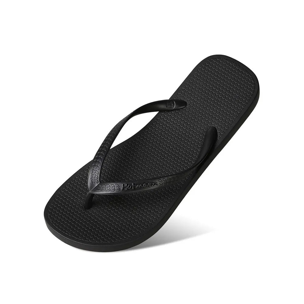 Women’s comfortable rubber toe post flat sandals by Plush Fashion Hub, featuring minimalist casual design and flat sole.