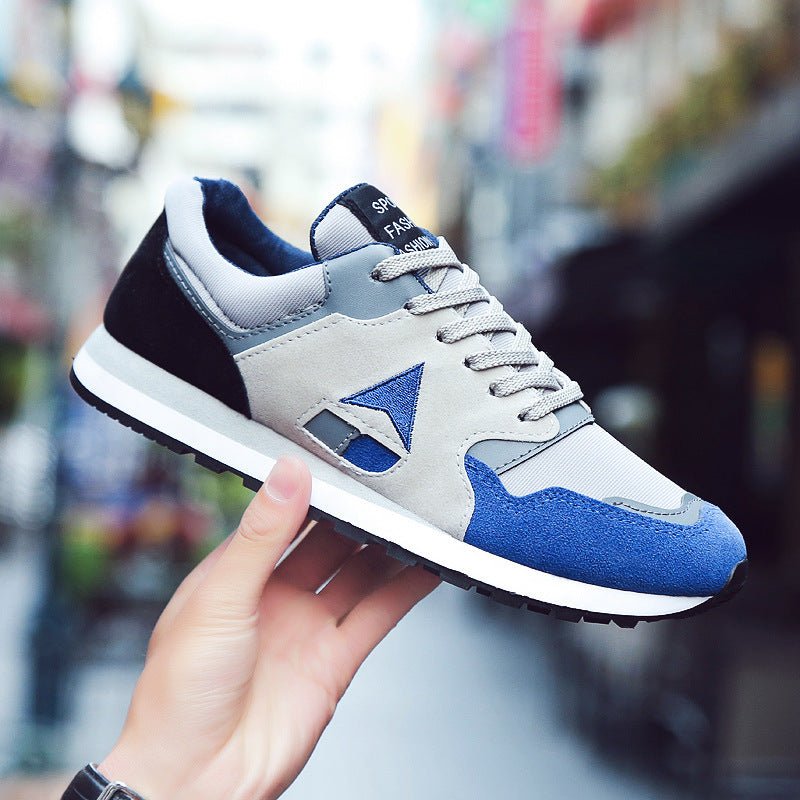Trendy men's breathable sport casual running sneakers by LadyShow.Store, featuring lightweight design and comfortable fit.