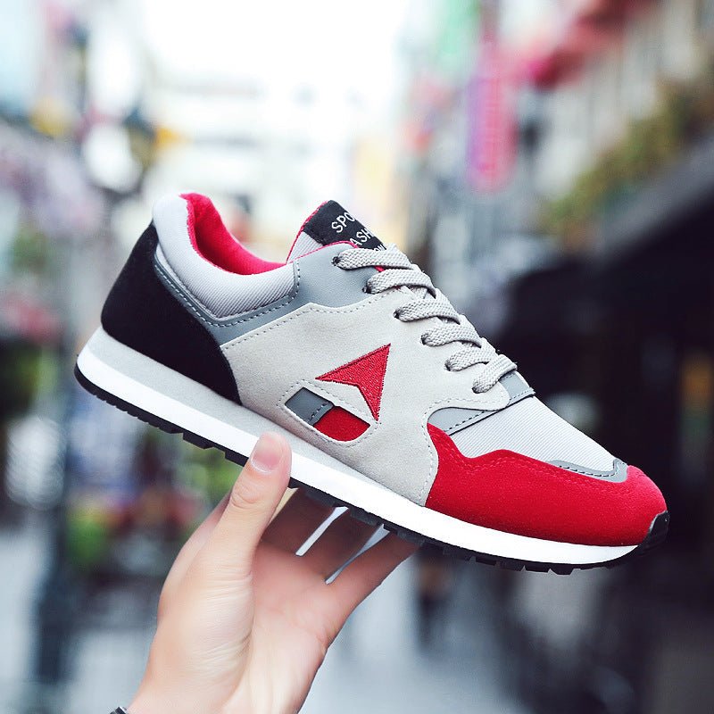 Trendy men's breathable sport casual running sneakers by LadyShow.Store, featuring lightweight design and comfortable fit.