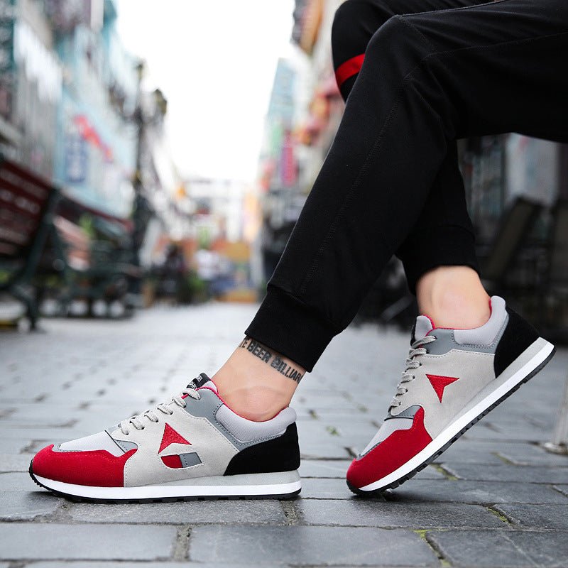 Men's breathable sport casual sneakers by LadyShow.Store, designed for running and active wear, with stylish and comfortable fit.