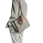 Contrast color basket handbag from LadyShow.Store, stylish underarm bag with shoulder and crossbody carry options.