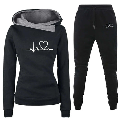 Women's Solid Color Thickened Hooded Draw String Jogger Pants SetStay warm and stylish with our Women's Solid Color Hooded Jogger Pants Set. These thickened joggers feature a drawstring for a perfect fit, while the cozy hood keepsSweatsuitsPlush Fashions ShopPlush Fashion Shop