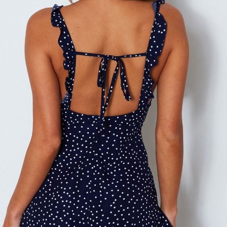 Women’s summer beach sundress by FitiqueFit, casualwear with lightweight fabric, sleeveless design, and floral print perfect for warm weather.