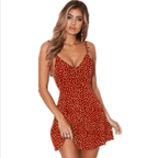 Women wearing a casual FitiqueFit summer beach sundress with floral print, perfect for warm weather and beach outings.