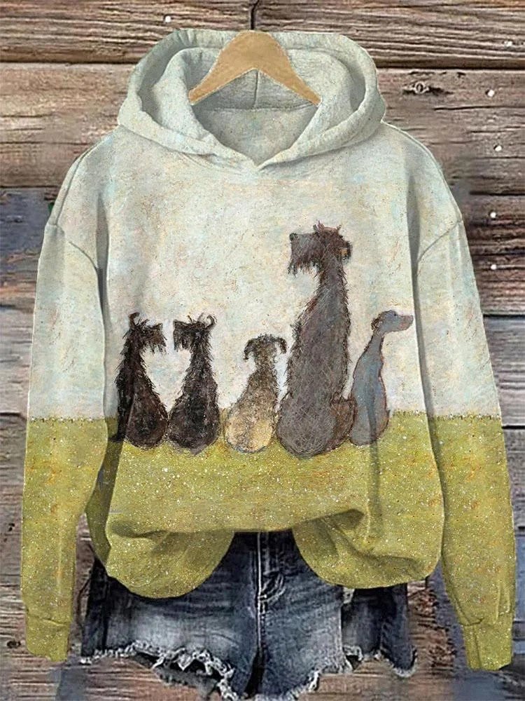 Women’s 3D digital print hoodie by FitiqueFit featuring casual graphic design and comfortable sweatshirt style.