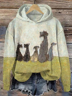 Women’s 3D digital print hoodie by FitiqueFit featuring casual graphic design and comfortable sweatshirt style.
