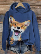 Women’s casual FitiqueFit 3D digital print hoodie featuring graphic design, comfortable sweatshirt for everyday wear.