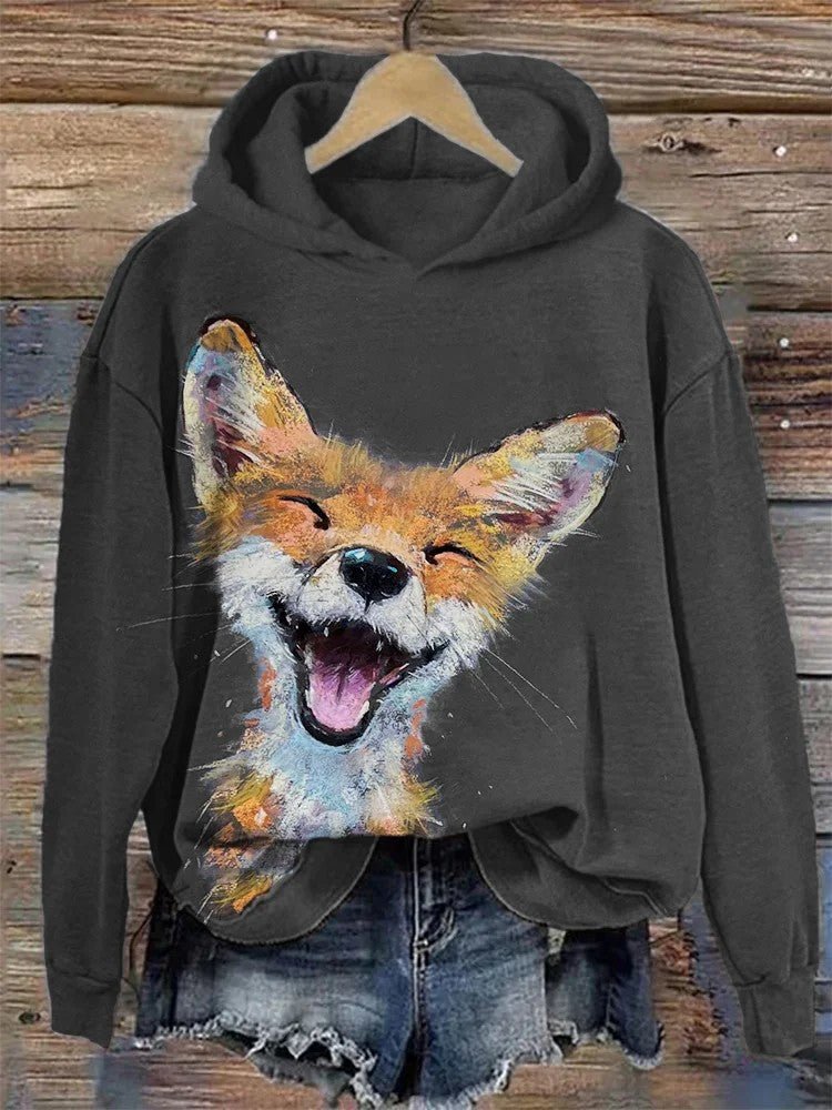 Women’s 3D digital print hoodie by FitiqueFit featuring casual graphic design and comfortable sweatshirt fit.