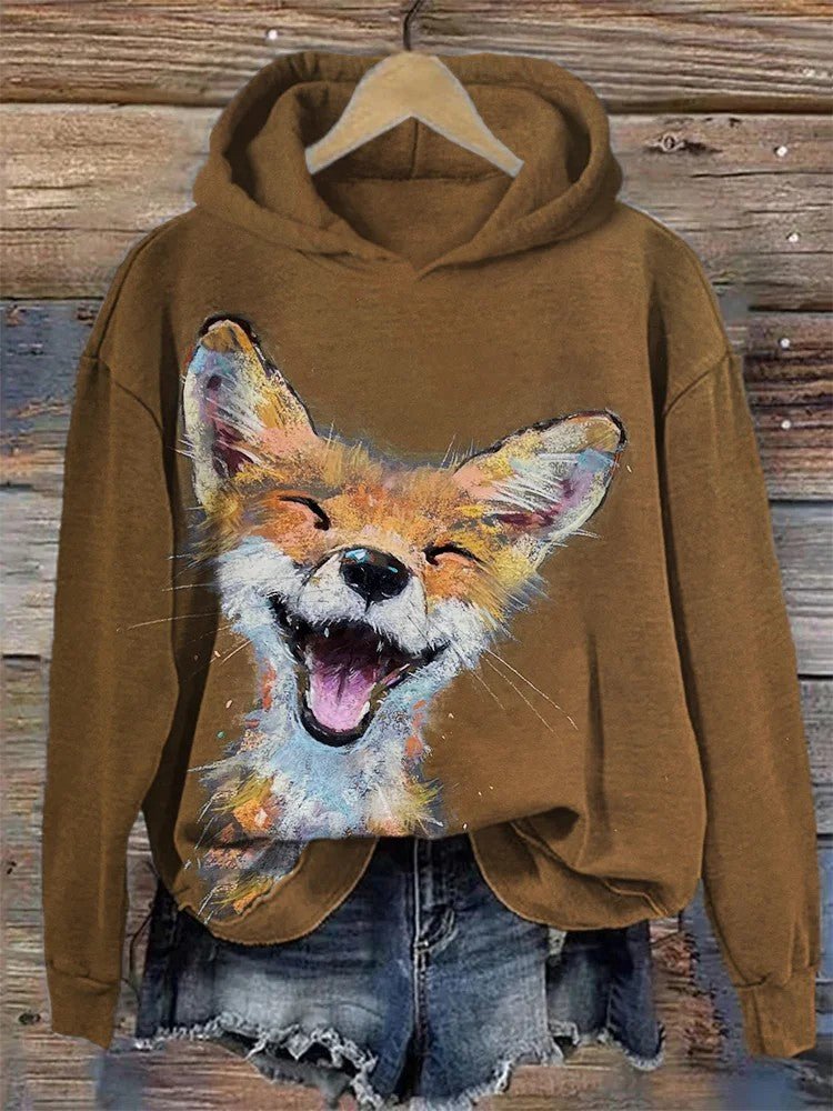 Women’s 3D digital print hoodie from FitiqueFit, casual graphic sweatshirt with vibrant 3D design and comfortable fit.
