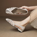 Women’s breathable mesh low-heel sandals by FitiqueFit, stylish and versatile footwear for women with comfortable design.