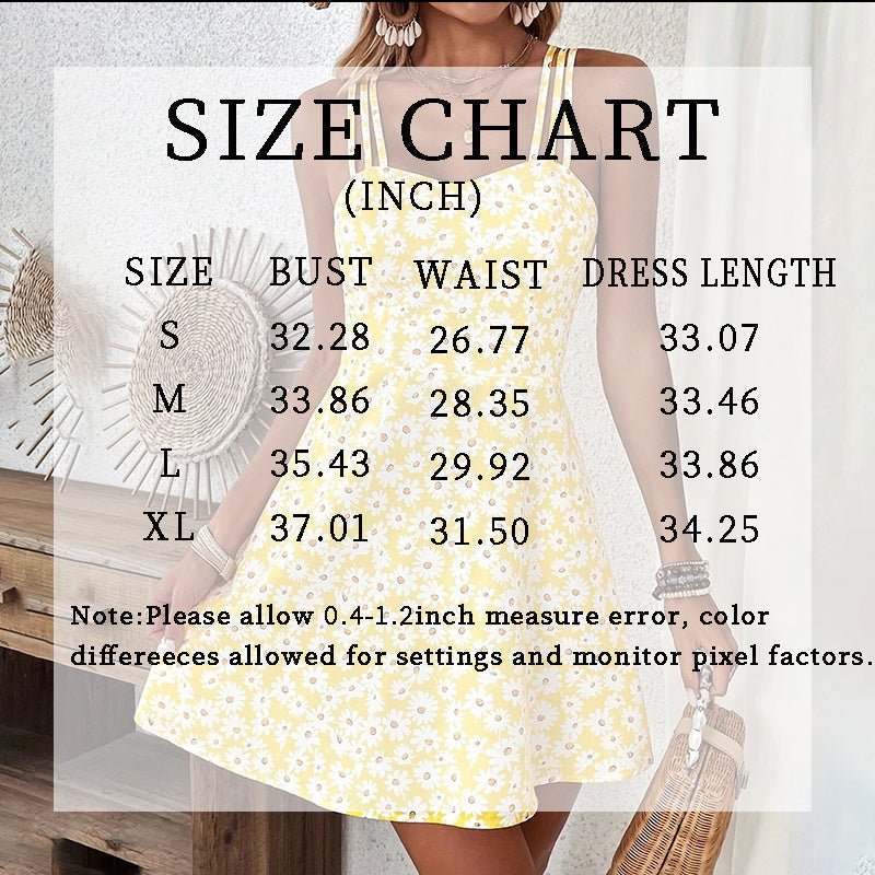 Women's floral print cami dress by FitiqueFit, casualwear with lightweight fabric and adjustable straps, perfect for warm weather.
