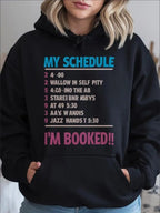 Women’s geometric Christmas hoodie by FitiqueFit featuring a casual loose fit, ideal for streetwear holiday style.