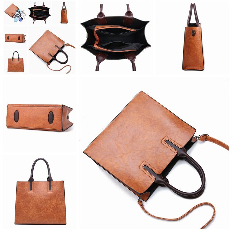 Elegant women's handbag by LadyShow.Store featuring a sleek design, top handles, and stylish details for versatile fashion.